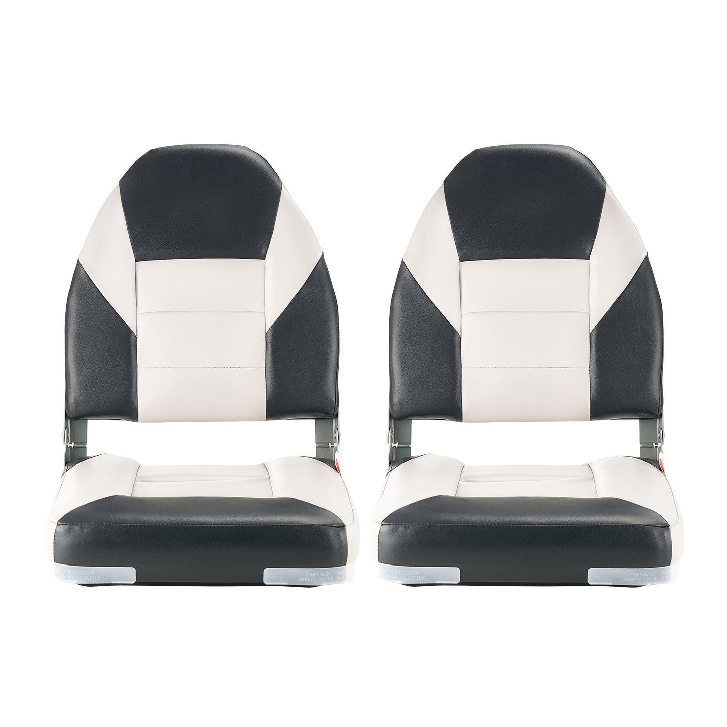 Boat Seat, High Backrest, Folding Fishing Boat Seat with Thickened Sponge Cushion & Waterproof PVC Leather, V952-ZDCZYGKB2JHHOSF4P001V0