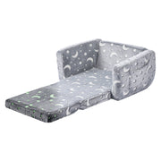 2-in-1 Kids Sofa, Foldable Toddler Soft Couch with Armrests, Glow in the Dark Kids Couch Fold Out with 28D V952-ZDETSFHSTAZMPAV8I001V0