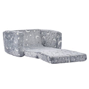 2-in-1 Kids Sofa, Foldable Toddler Soft Couch with Armrests, Glow in the Dark Kids Couch Fold Out with 28D V952-ZDETSFHSTAZMPAV8I001V0