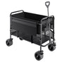 Double Decker Wagon Collapsible, 400L Heavy Duty Folding Wagon Cart, Extended Long Garden Cart with V952-ZDHYBXSSTCHS4GGRTV0