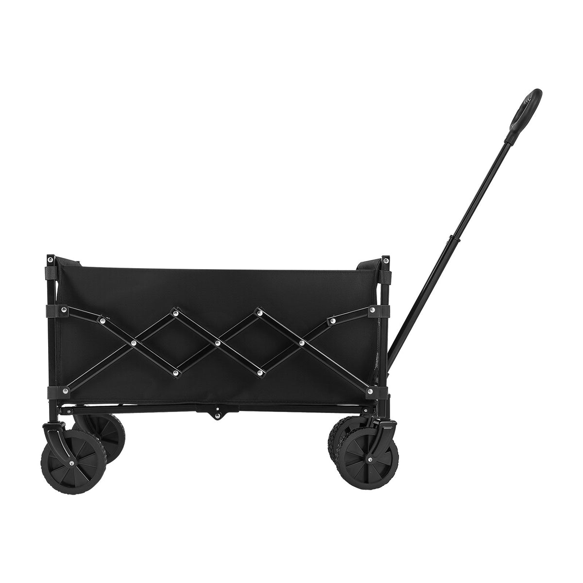 Collapsible Wagon Carts, 120L & 225LBS Folding Wagons with All-Terrain Wheels, Heavy Duty Outdoor Utility V952-ZDHYBXSSTCHSC3NLWV0