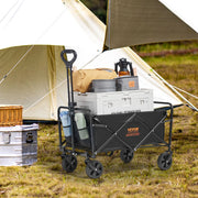 Collapsible Folding Wagon, 2 cu.ft Grass Wagon Cart with All-Terrain 5in Wheels, Heavy Duty Folding Wagon V952-ZDHYBXSSTCHSMHEGRV0