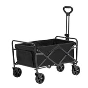 Collapsible Folding Wagon, 2 cu.ft Grass Wagon Cart with All-Terrain 5in Wheels, Heavy Duty Folding Wagon V952-ZDHYBXSSTCHSMHEGRV0