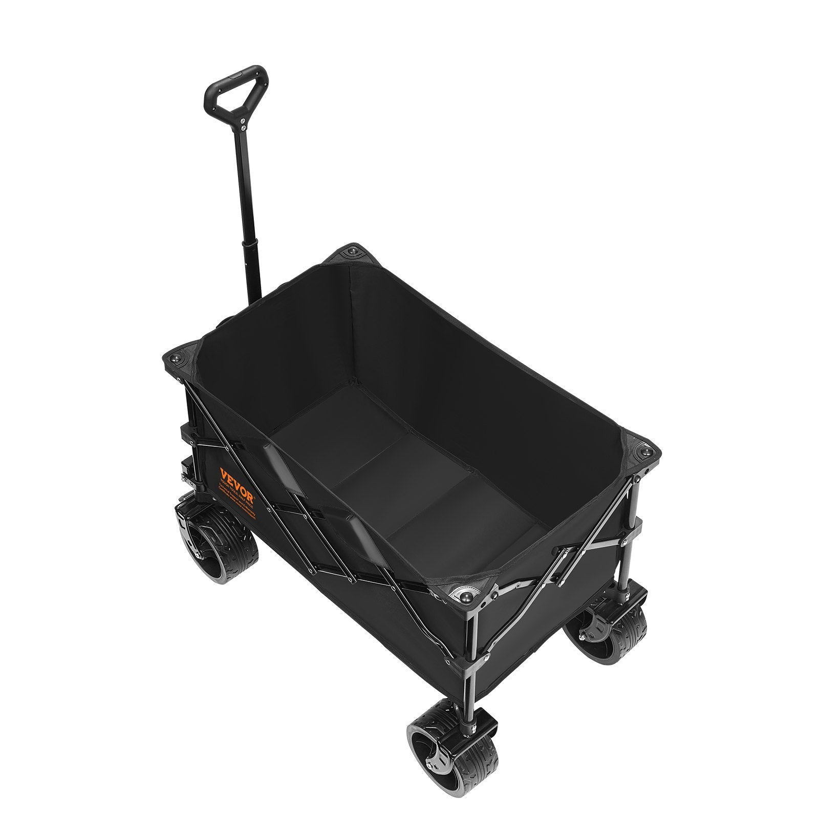Collapsible Folding Wagon, 220 L Beach Wagon Cart with All-Terrain Wheels, Heavy Duty Folding Wagon Cart Max V952-ZDHYBXSSTCHSUI4Z5V0