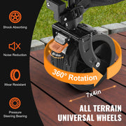 Foldable Double Decker Wagon, 400L Collapsible Wagon Cart with All-Terrain Wheels, Heavy Duty Folding Wagon V952-ZDHYBXSSTCHSXALL9V0