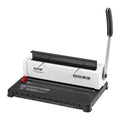 Coil Spiral Binding Machine, Manual Book Maker 34-Holes Binding 120 Sheets, Punch Binder with Adjustable Side V952-ZDJ20TQSSD32IJ2STV0