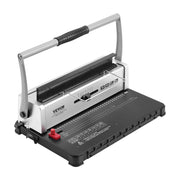 Coil Spiral Binding Machine, Manual Book Maker 34-Holes Binding 120 Sheets, Punch Binder with Adjustable V952-ZDJ20XQSSD34J0H4EV0