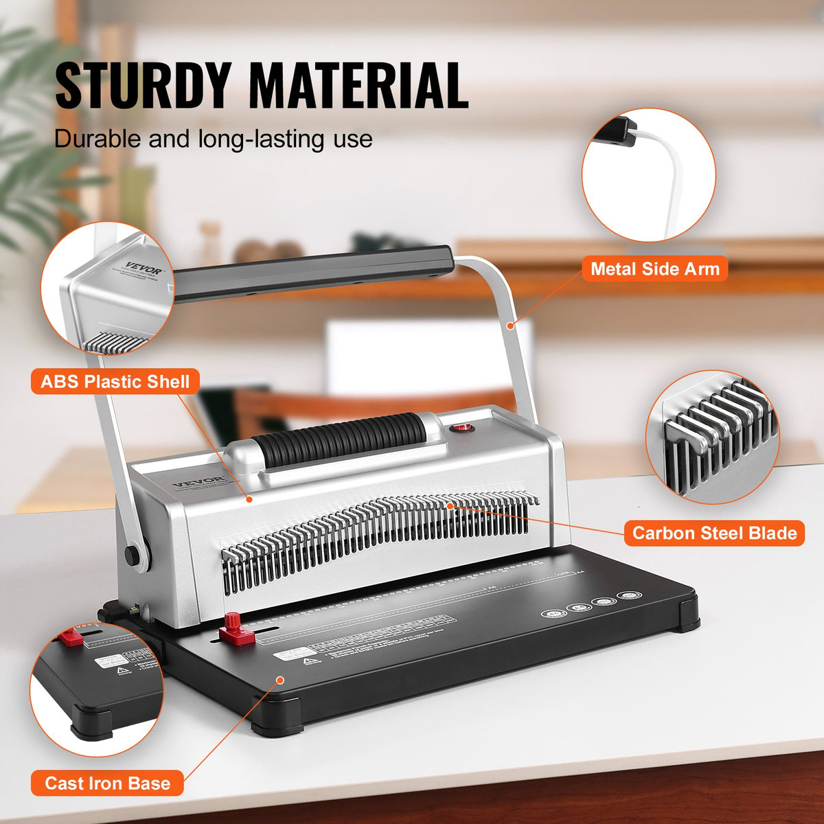 Coil Spiral Binding Machine, Manual Book Maker with Electric Binding, 46-Holes Binding 500 Sheets Punch V952-ZDJ20XQSSDDKSX71ZV3