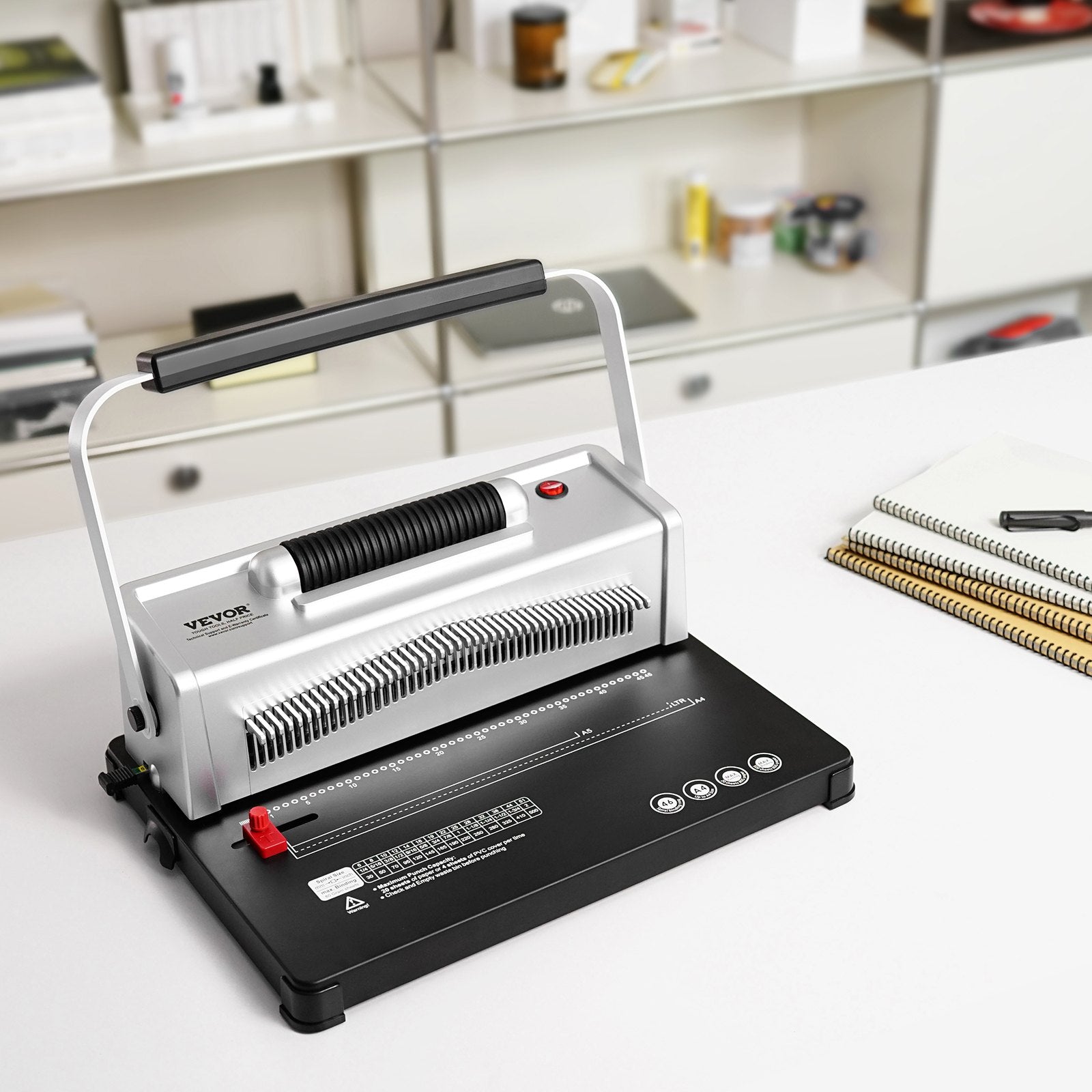 Coil Spiral Binding Machine, Manual Book Maker with Electric Binding, 46-Holes Binding 500 Sheets Punch V952-ZDJ20XQSSDDKSX71ZV3
