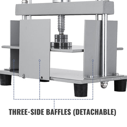 Manual Paper Press Machine, 12x8.6 inch for A4 Sized Papers Flatting Machine, 10cm Thickness Steel Frame V952-ZDJ20YPJSD21VV88HV0