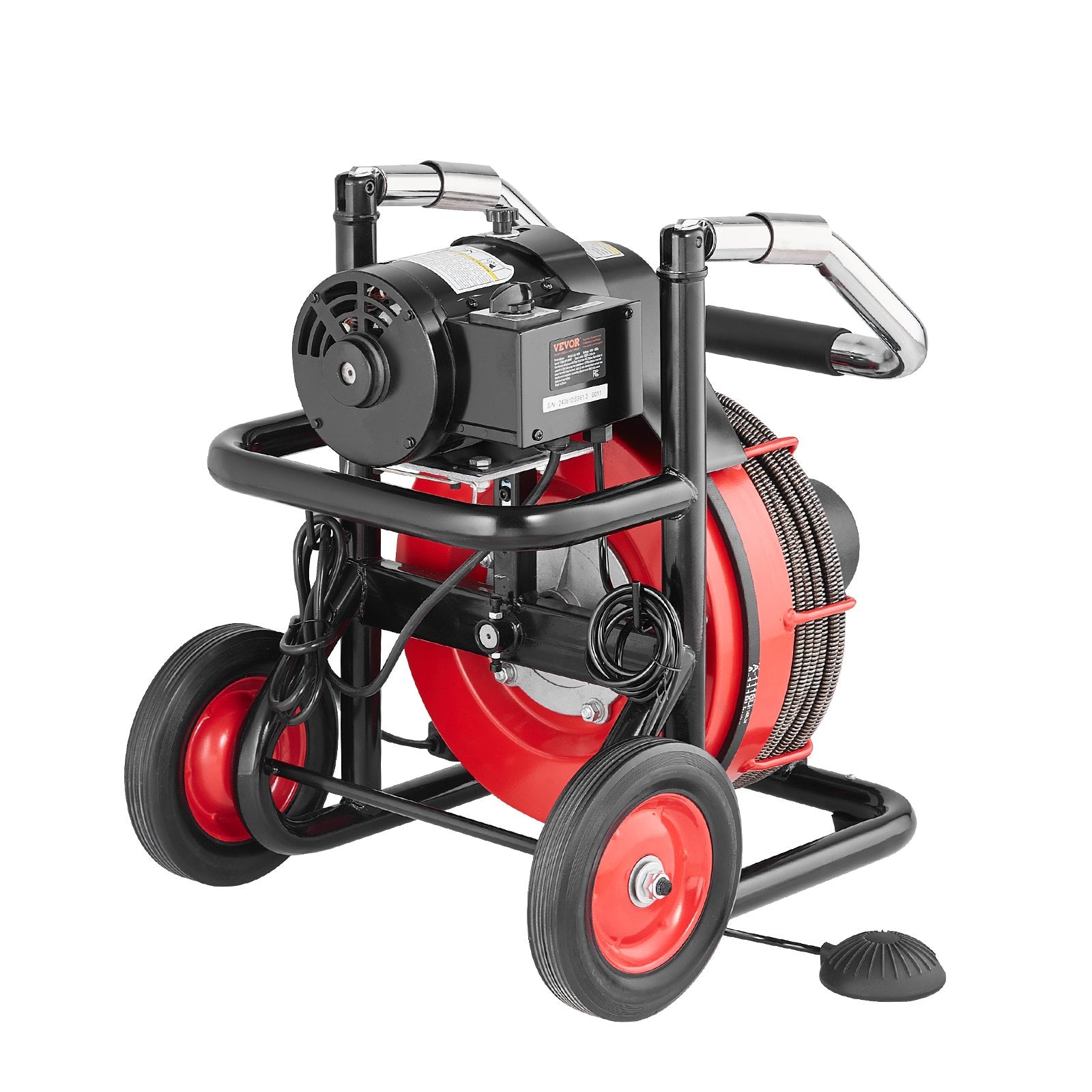Drain Cleaner Machine Electric Drain Auger 100FT x 3/8 In Auto Feed V952-ZDJJKLSGDSTJ3PXN5V3