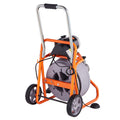 Drain Cleaner Machine 75FT x 1/2 Inch Auto Feed with Wheels & 8 Cutters V952-ZDJJKLSGDSTJOA12MV3