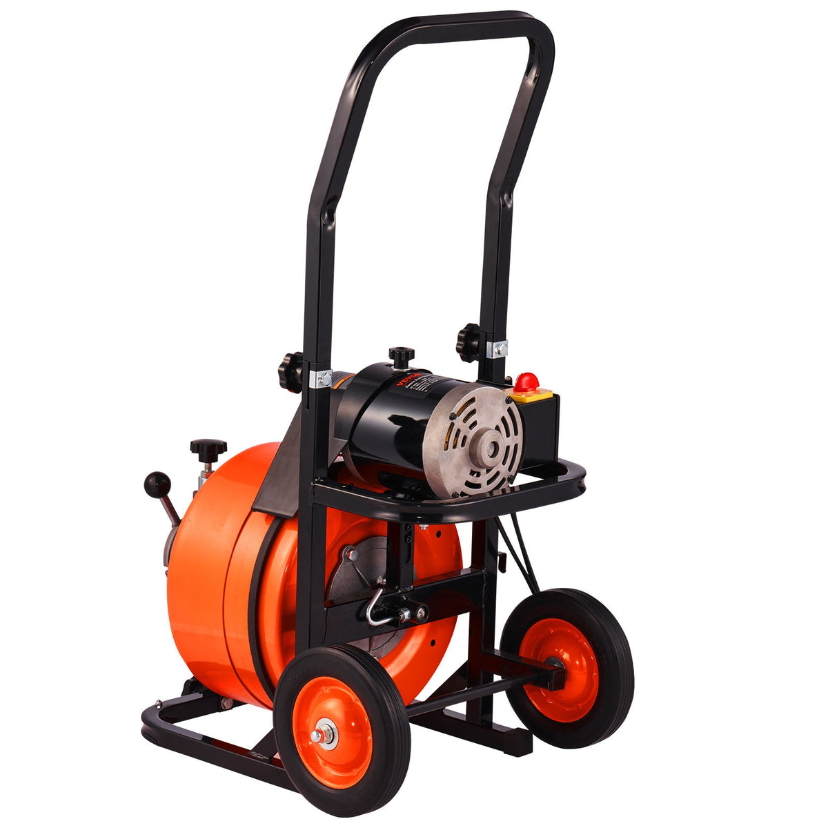 Drain Cleaner Machine 75FT x 1/2Inch, Auto Feed Sewer Snake Auger with 4 Cutter & Air-activated Foot Switch V952-ZDJJKLSGDSTJZ6H35V3