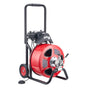 Drain Cleaner Machine 30m x 19mm, Auto Feed Sewer Snake Auger on Wheels, Portable Drain Cleaning Machine with V952-ZDJJKLSGDSTJZL4U4002V3