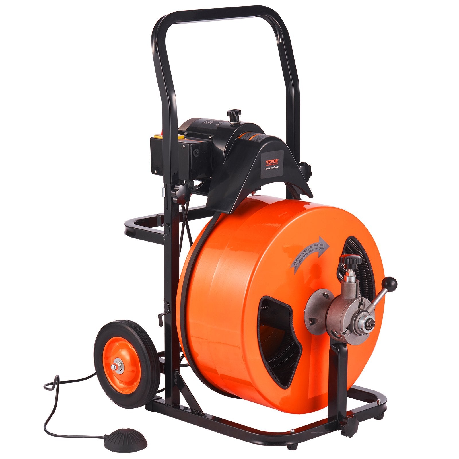 Drain Cleaner Machine Electric Drain Auger 100 FT x 3/4In Auto Feed V952-ZDJJKLSGDSTJZL4U4V3