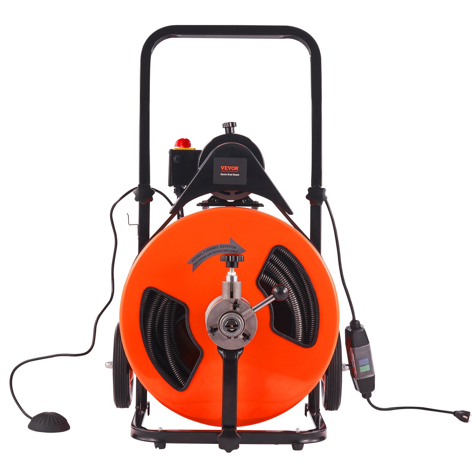 Drain Cleaner Machine Electric Drain Auger 100 FT x 3/4In Auto Feed V952-ZDJJKLSGDSTJZL4U4V3