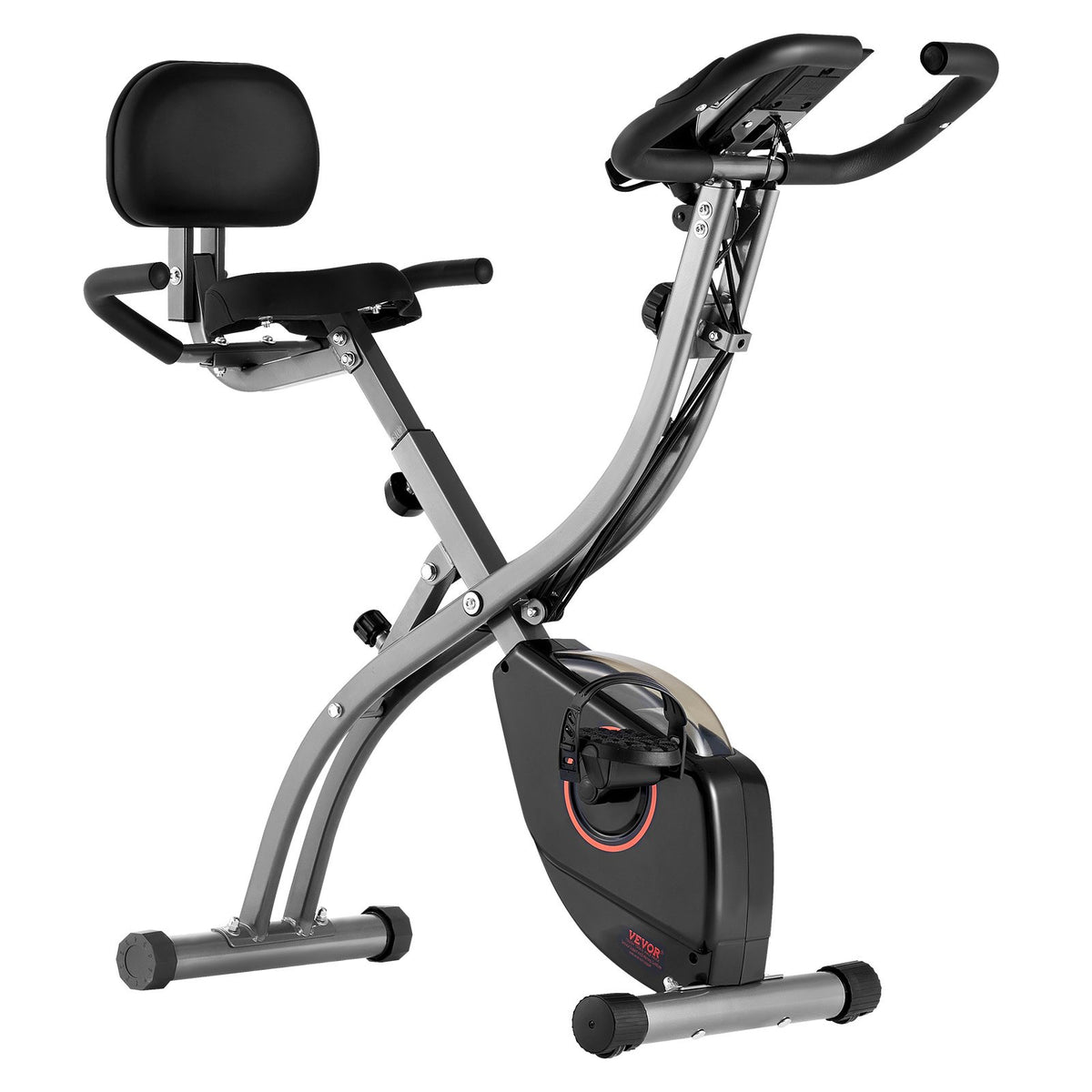 Folding Exercise Bike, Foldable Fitness Stationary Bike, Adjustable Magnetic Resistance Stationary Bike, V952-ZDJSCCZPDBKD6FDP7V9