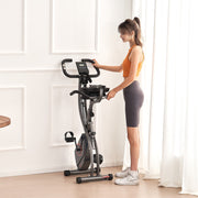 Folding Exercise Bike, Foldable Fitness Stationary Bike, Adjustable Magnetic Resistance Stationary Bike, V952-ZDJSCCZPDBKD6FDP7V9