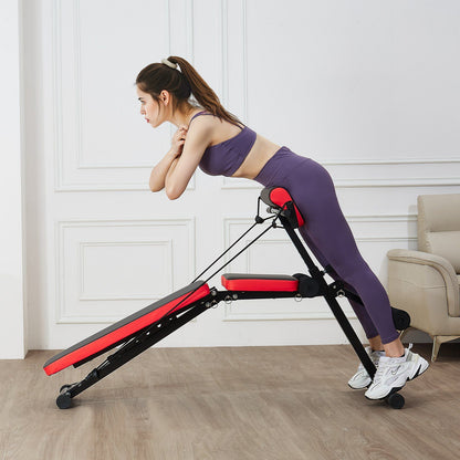 Multi-Functional Weight Bench for Full Body Workout, Roman Chair Hyperextension Bench, 770 lbs Adjustable & V952-ZDKLMYAX300LUGKWBV0