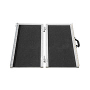 Portable Wheelchair Ramp 2FT, Non-Slip Aluminum Folding Handicap Ramp, Door Threshold Ramps for Wheelchair V952-ZDKMJPD24YC1YF5QCV0