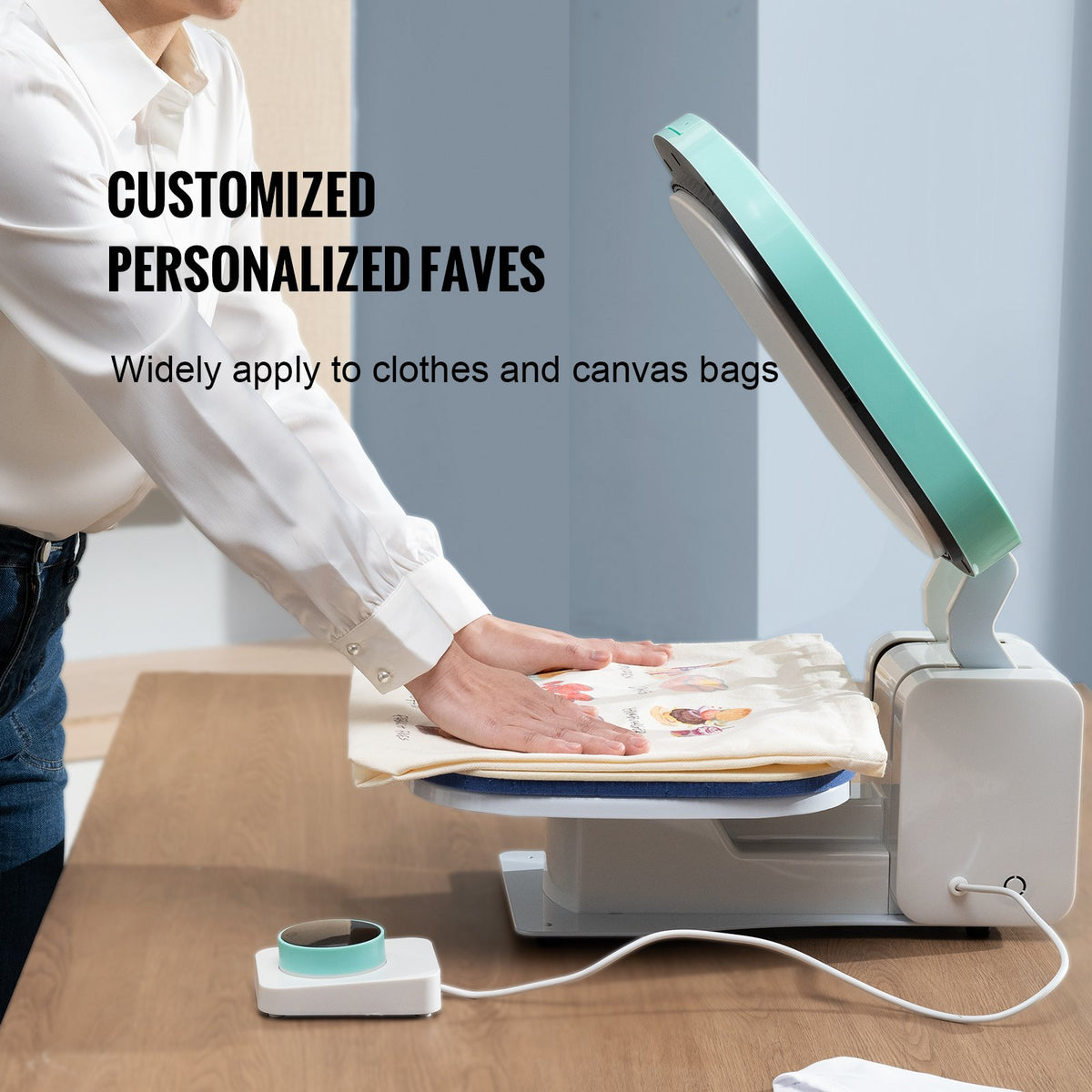 Auto Heat Press 12x15in Professional Heat Transfer Autopress DIY T-shirts V952-ZDKTHJFBY1215ZE85V3