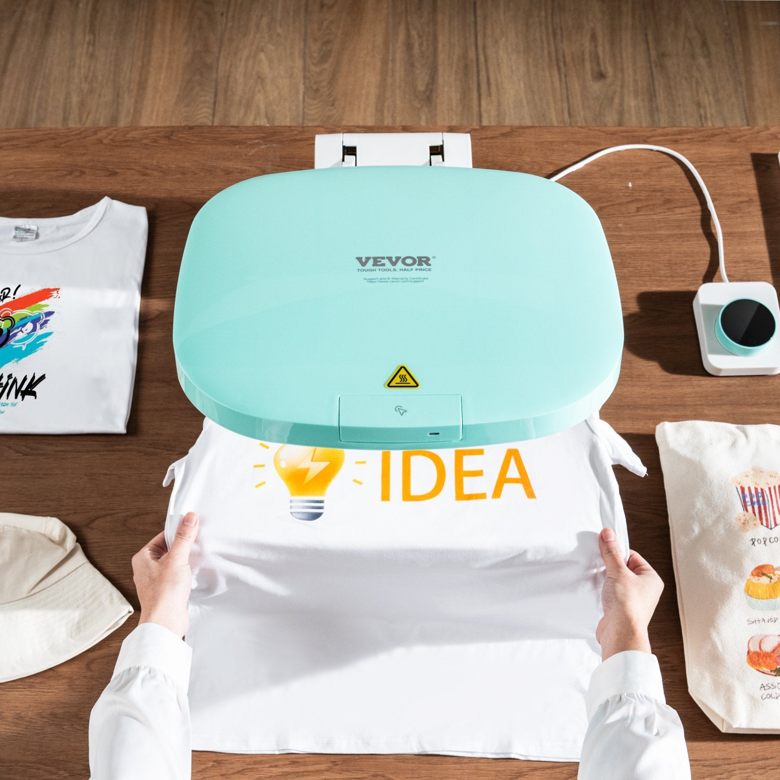 Auto Heat Press 12x15in Professional Heat Transfer Autopress DIY T-shirts V952-ZDKTHJFBY1215ZE85V3