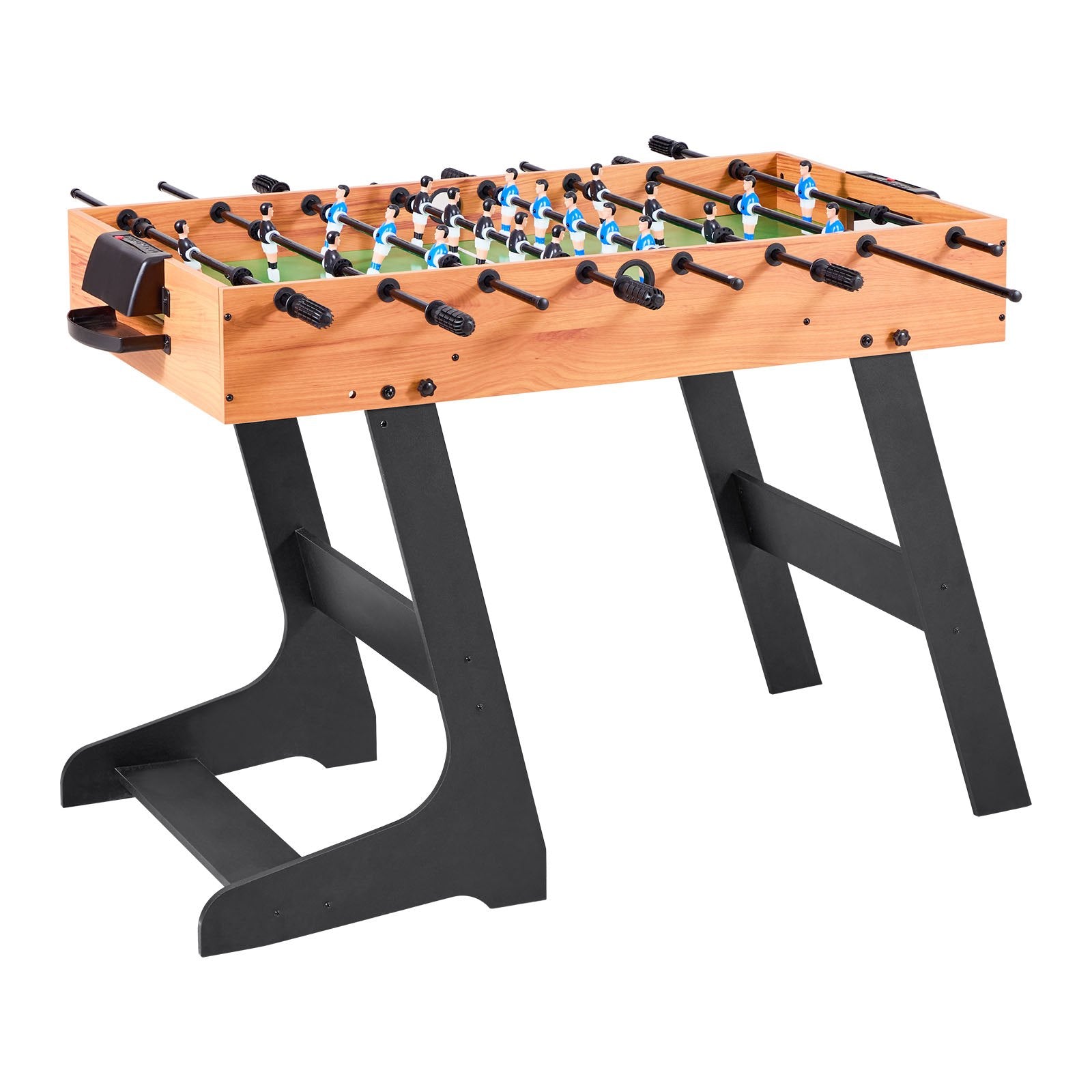 Folding Foosball Table, 106 cm Standard Size Table, Indoor Full Size Foosball Tables for Home, Family, and V952-ZDKZQZ48YCZS83TLN001V0