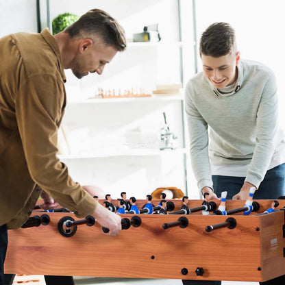 Folding Foosball Table, 106 cm Standard Size Table, Indoor Full Size Foosball Tables for Home, Family, and V952-ZDKZQZ48YCZS83TLN001V0