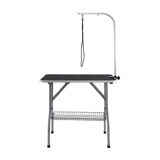 Pet Grooming Table Arm with Clamp, 915 x 610mm Dog Grooming Station, Foldable Pets Grooming Stand for Medium V952-ZDMRZ36INCH0NADPDV0