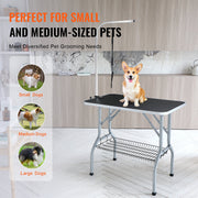 Pet Grooming Table Arm with Clamp, 915 x 610mm Dog Grooming Station, Foldable Pets Grooming Stand for Medium V952-ZDMRZ36INCH0NADPDV0