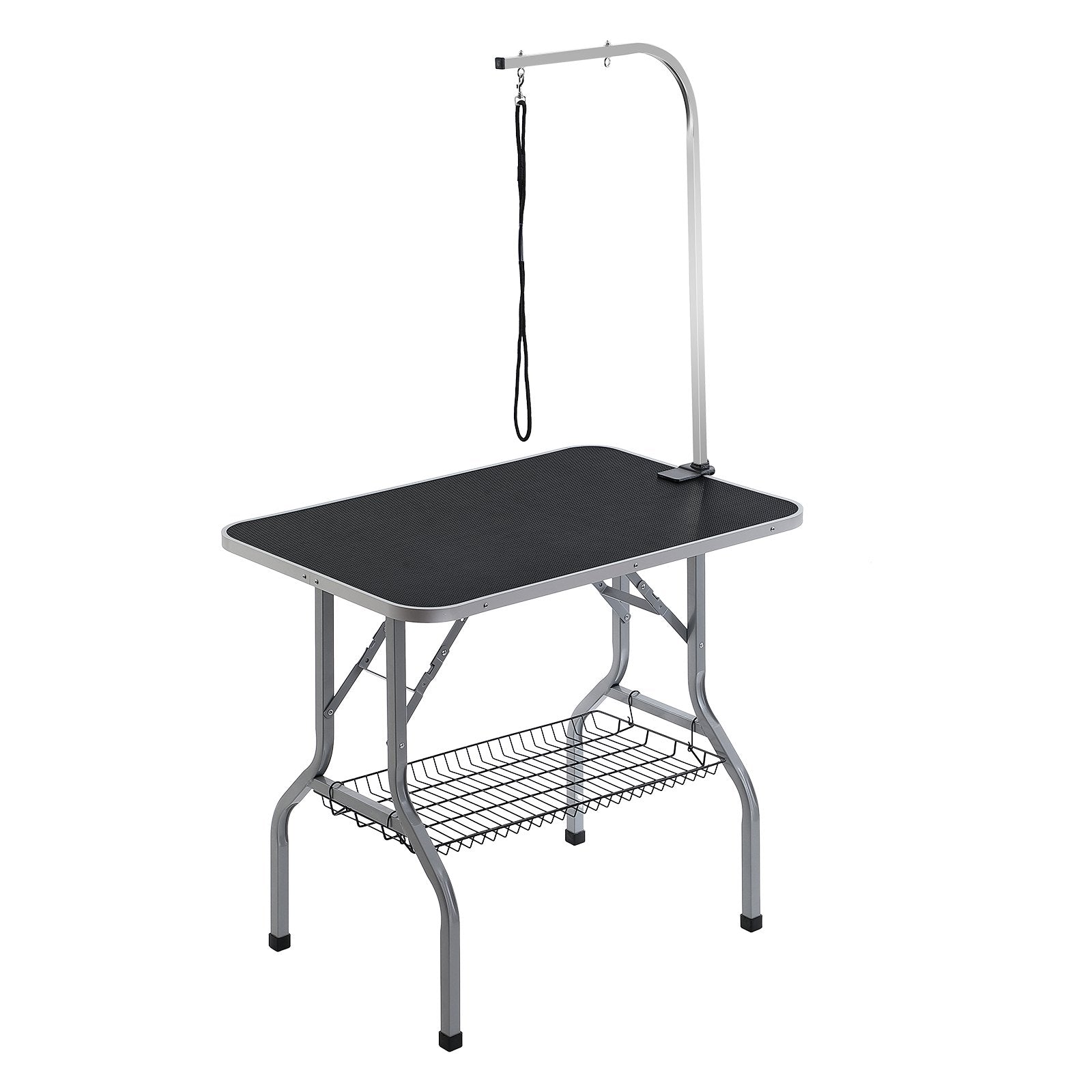 Pet Grooming Table Arm with Clamp, 915 x 610mm Dog Grooming Station, Foldable Pets Grooming Stand for Medium V952-ZDMRZ36INCH0NADPDV0