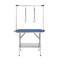 Pet Grooming Table Two Arms with Clamp, 915 x 610mm Dog Grooming Station, Foldable Pets Grooming Stand for V952-ZDMRZ36INCHSQMXV6V0