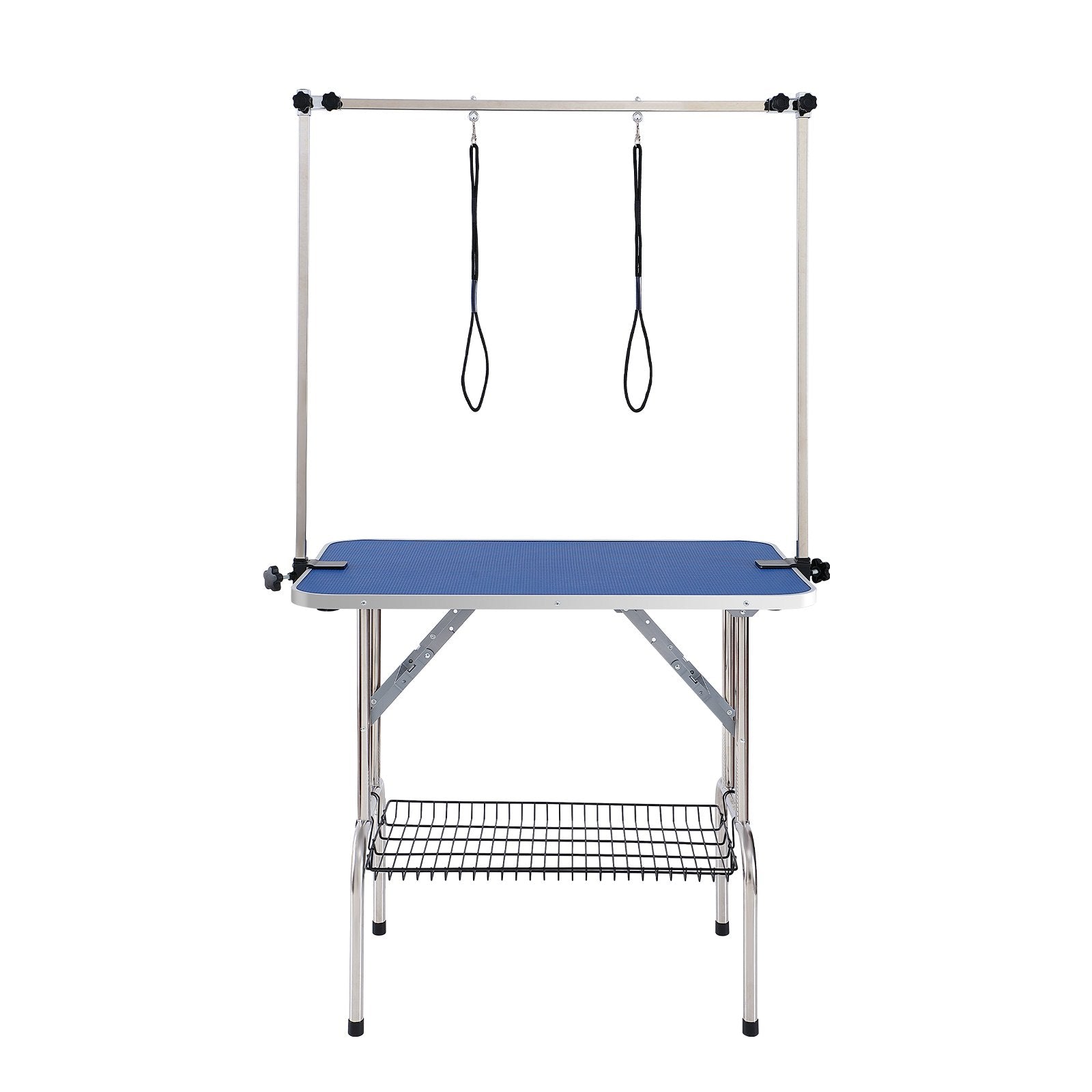 Pet Grooming Table Two Arms with Clamp, 915 x 610mm Dog Grooming Station, Foldable Pets Grooming Stand for V952-ZDMRZ36INCHSQMXV6V0