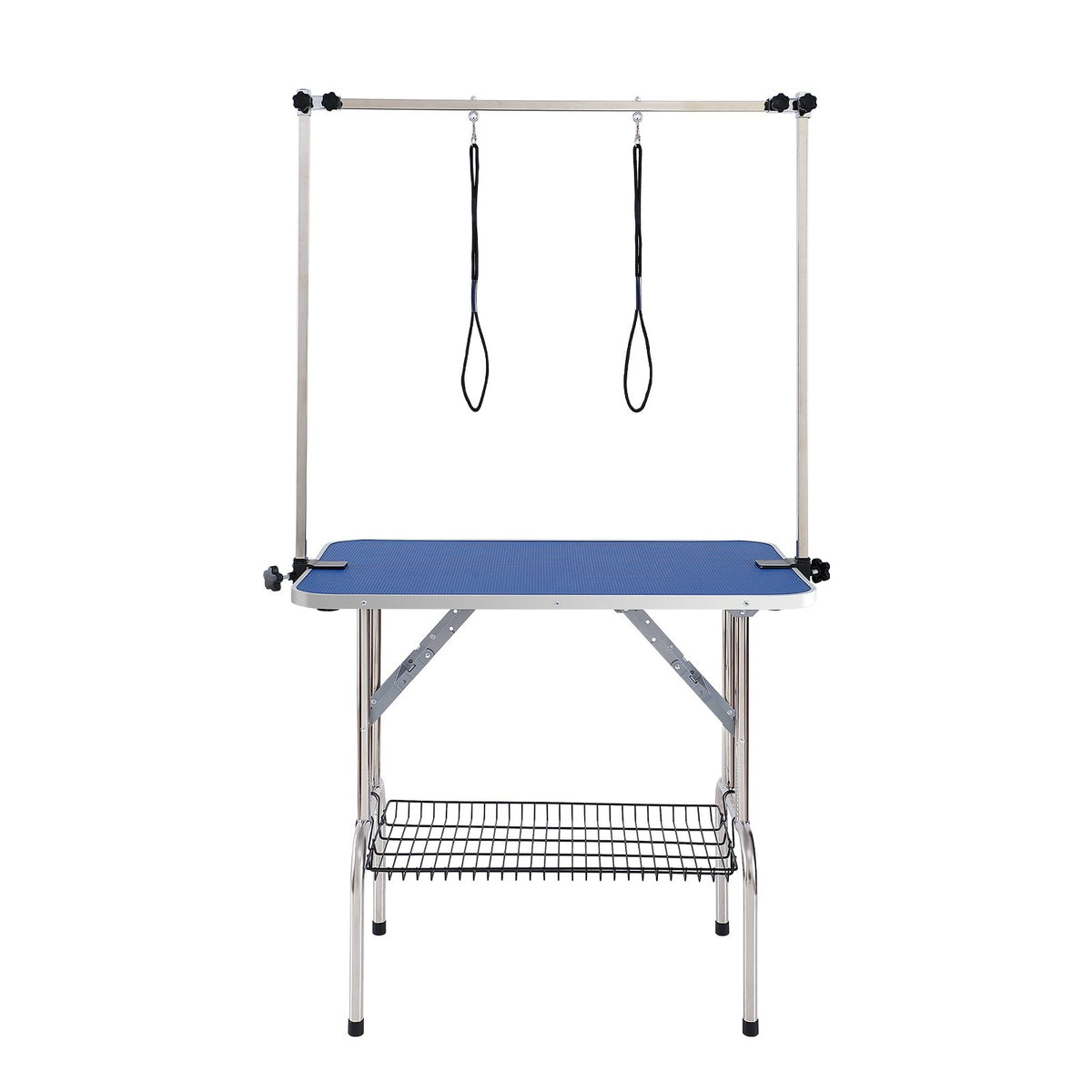 Pet Grooming Table Two Arms with Clamp, 915 x 610mm Dog Grooming Station, Foldable Pets Grooming Stand for V952-ZDMRZ36INCHSQMXV6V0