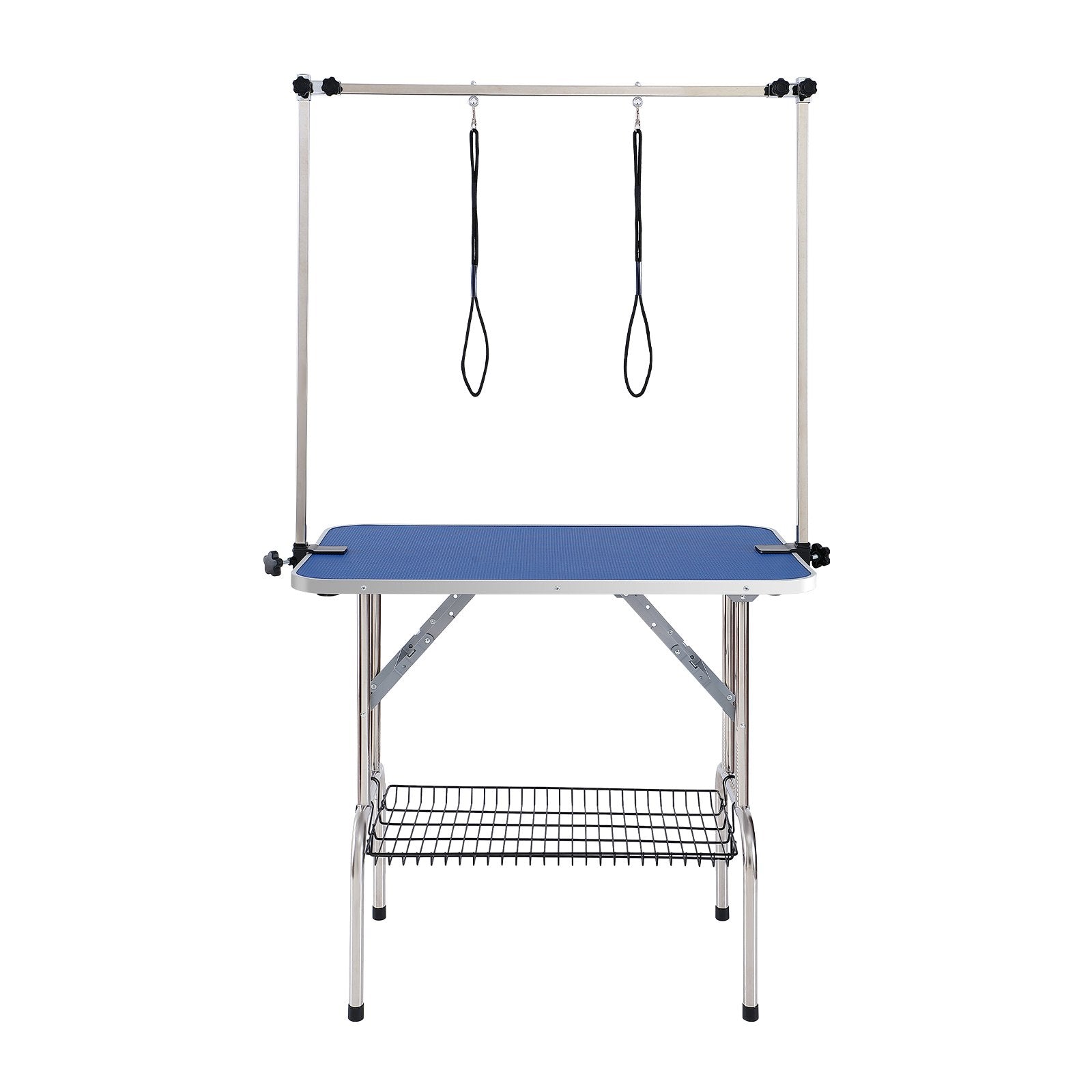 Pet Grooming Table Two Arms with Clamp, 915 x 610mm Dog Grooming Station, Foldable Pets Grooming Stand for V952-ZDMRZ36INCHSQMXV6V0