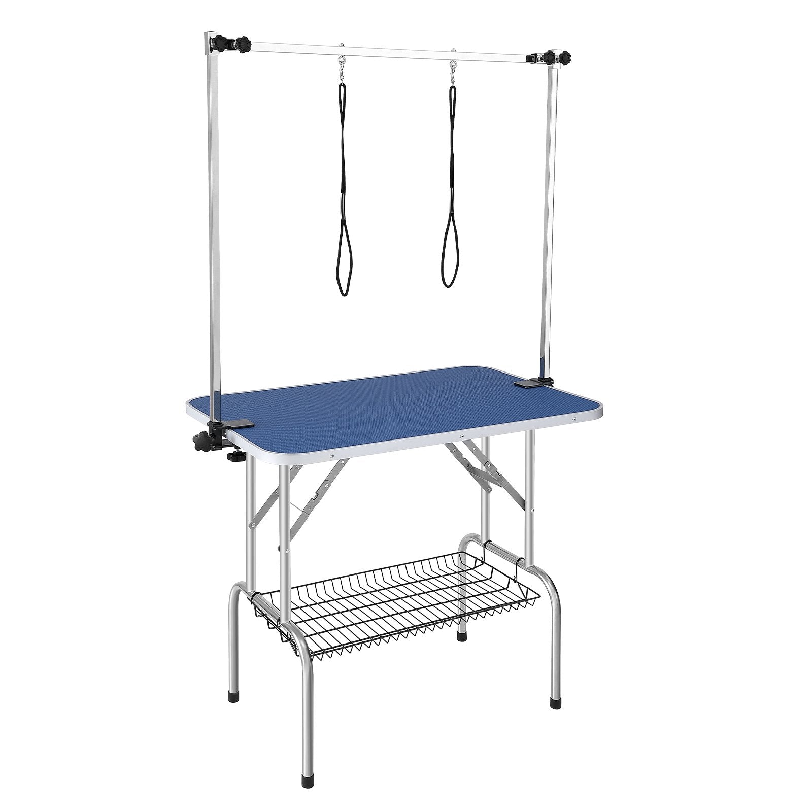 Pet Grooming Table Two Arms with Clamp, 915 x 610mm Dog Grooming Station, Foldable Pets Grooming Stand for V952-ZDMRZ36INCHSQMXV6V0