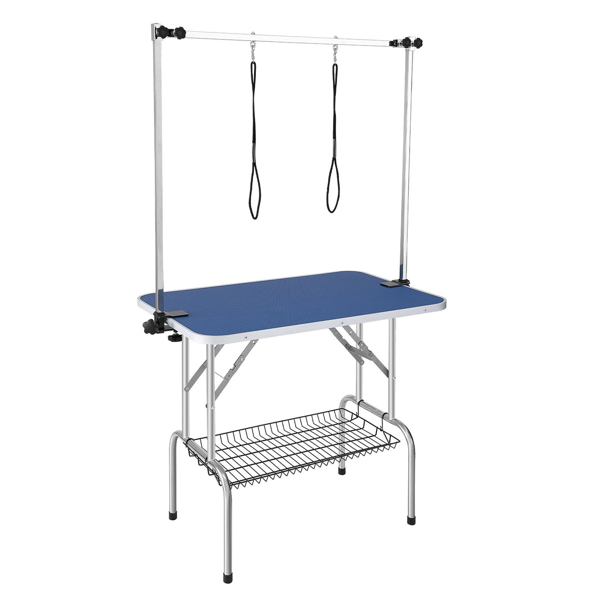Pet Grooming Table Two Arms with Clamp, 915 x 610mm Dog Grooming Station, Foldable Pets Grooming Stand for V952-ZDMRZ36INCHSQMXV6V0