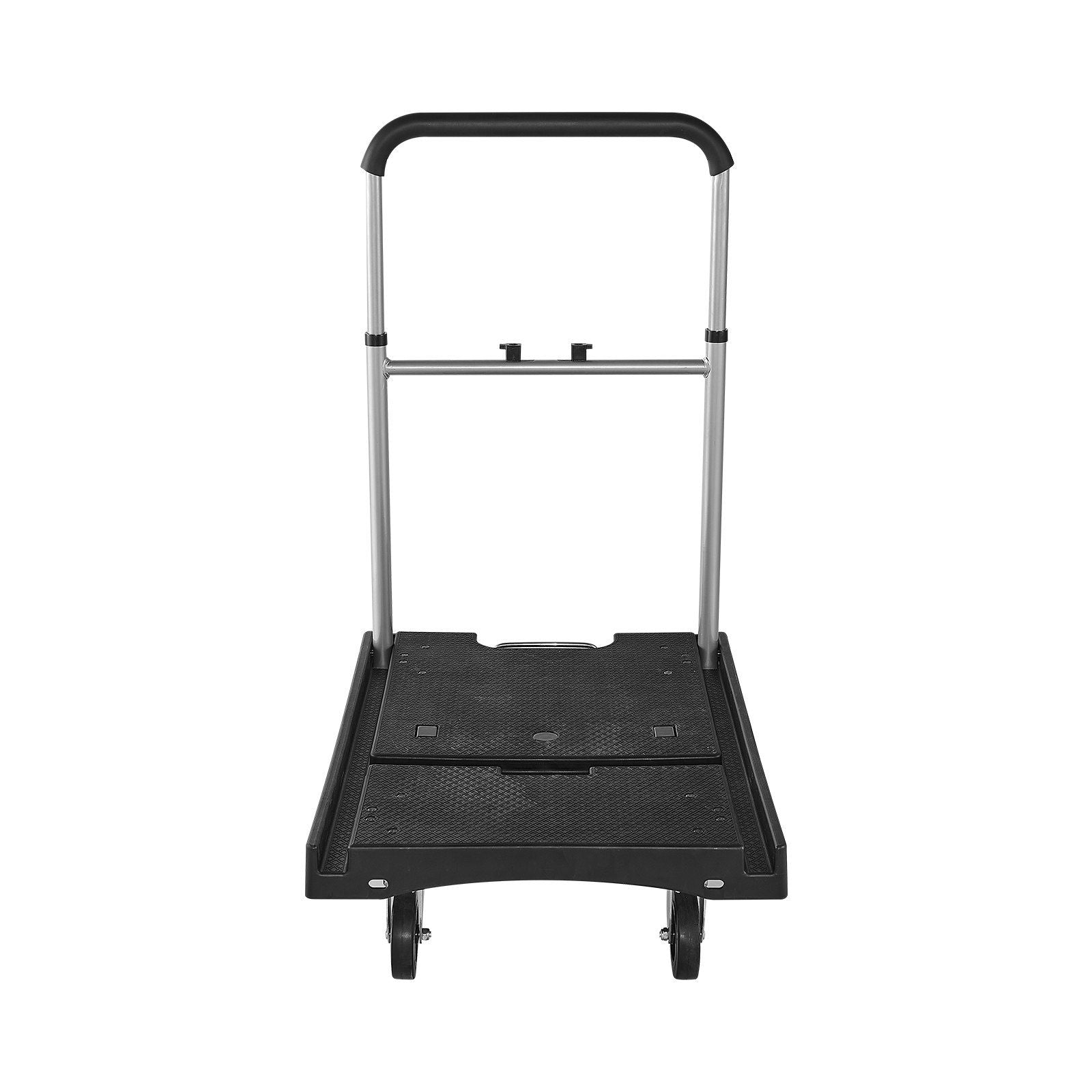 Foldable Push Cart Dolly, 149.69 kg Capacity, Folding Platform Truck with Swivel Wheels, Moving Platform Hand V952-ZDPBC330LBSLTUW2Q001V0