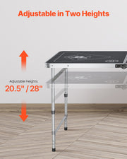 2.4 m Folding Beer Pong Tailgate Table Party Drinking Game Carrying Handle V952-ZDPJYXZCGK00FI2RBV0
