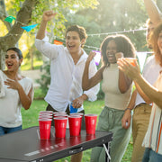 2.4 m Folding Beer Pong Tailgate Table Party Drinking Game Carrying Handle V952-ZDPJYXZJZJGK2N2MHV0