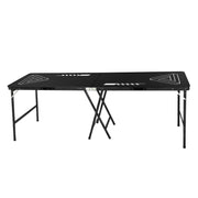 2.4 m Folding Beer Pong Tailgate Table Party Drinking Game Carrying Handle V952-ZDPJYXZJZJGK2N2MHV0