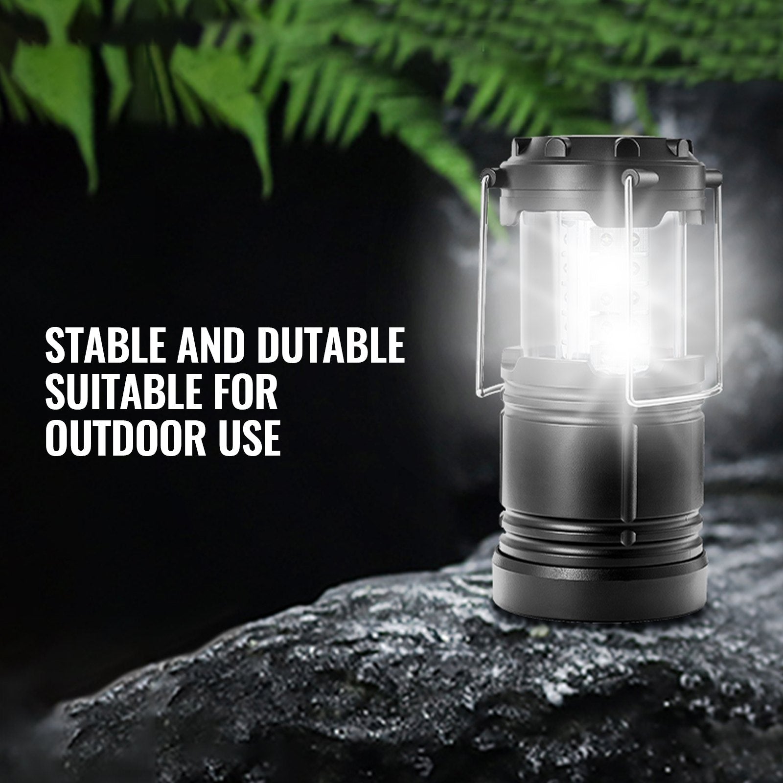 LED Camping Lanterns Collapsible Battery Powered Flashlights Set of 4 V952-ZDSBXLEDYYDG6WEQKV9