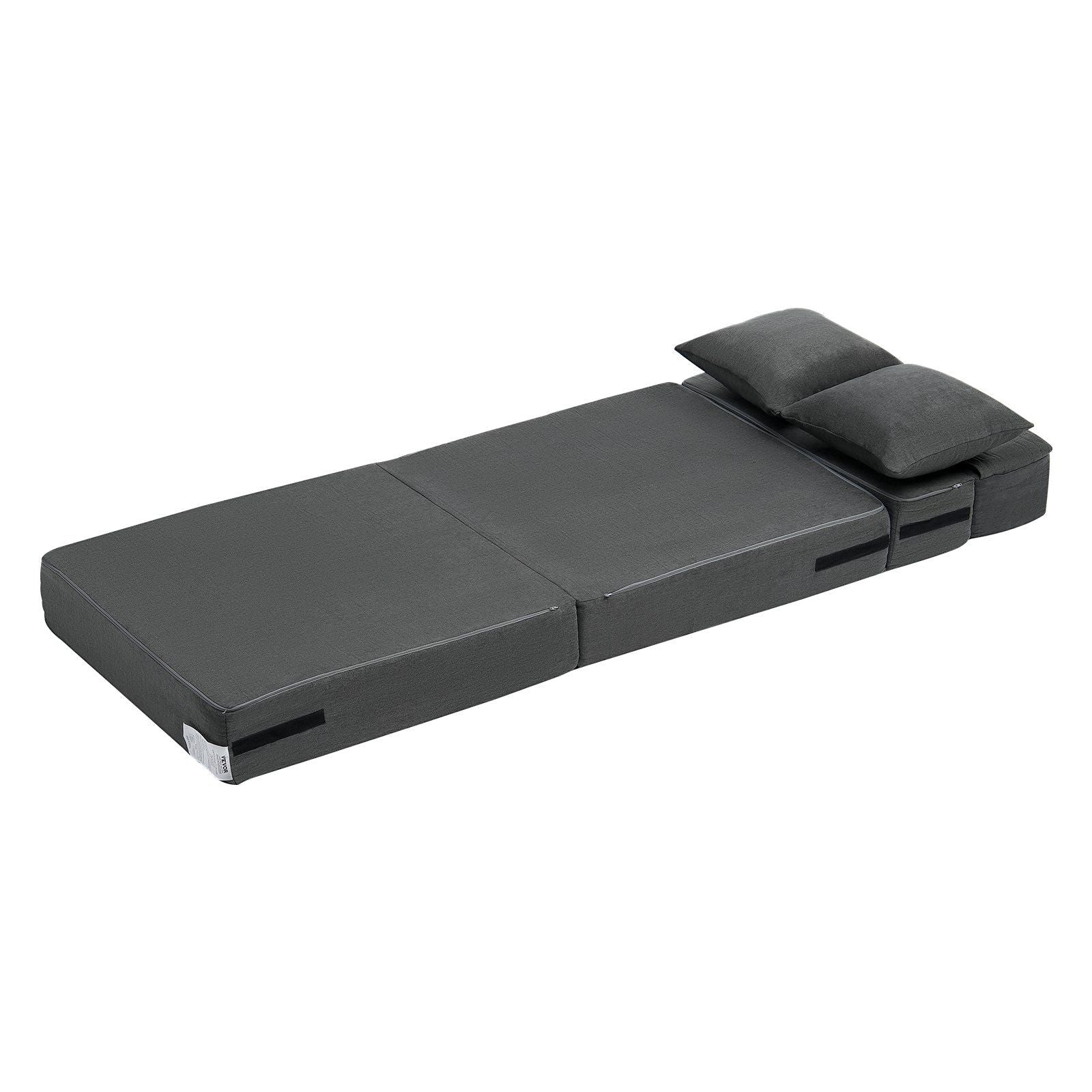 Folding Sofa Bed, 3-in-1 Foldable Couch Bed with 2 Pillows and Washable Cover, 25D High Density Memory Foam V952-ZDSFDDZSFSINLMIP6V0