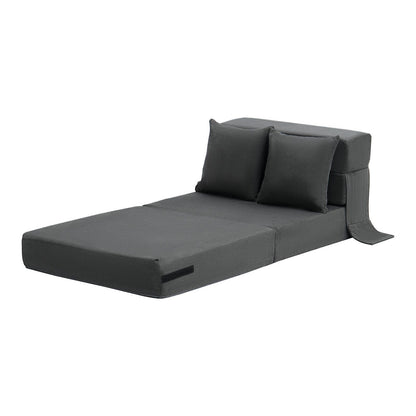 Folding Sofa Bed, 3-in-1 Foldable Couch Bed with 2 Pillows and Washable Cover, 25D High Density Memory Foam V952-ZDSFDDZSFSINLMIP6V0