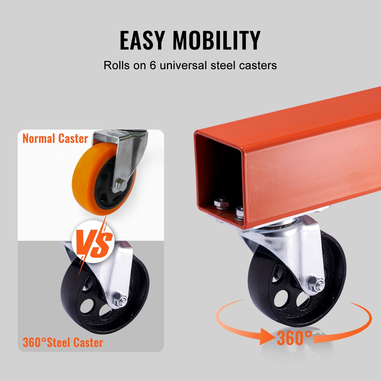 Hydraulic Engine Hoist with Lever, 2000KG Heavy-duty Cherry Picker Shop Crane, Foldable Engine Crane and V952-ZDSFDJQZJCJH2V44JV0