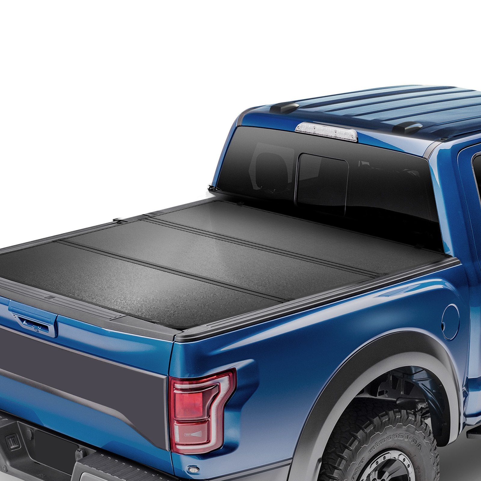Tri-Fold Truck Bed Tonneau Cover, Compatible with 2015-2024 Ford F-150, Lightning, Styleside 1661 mm Bed, Fit V952-ZDSKCHBXGZDSAG4TNV9