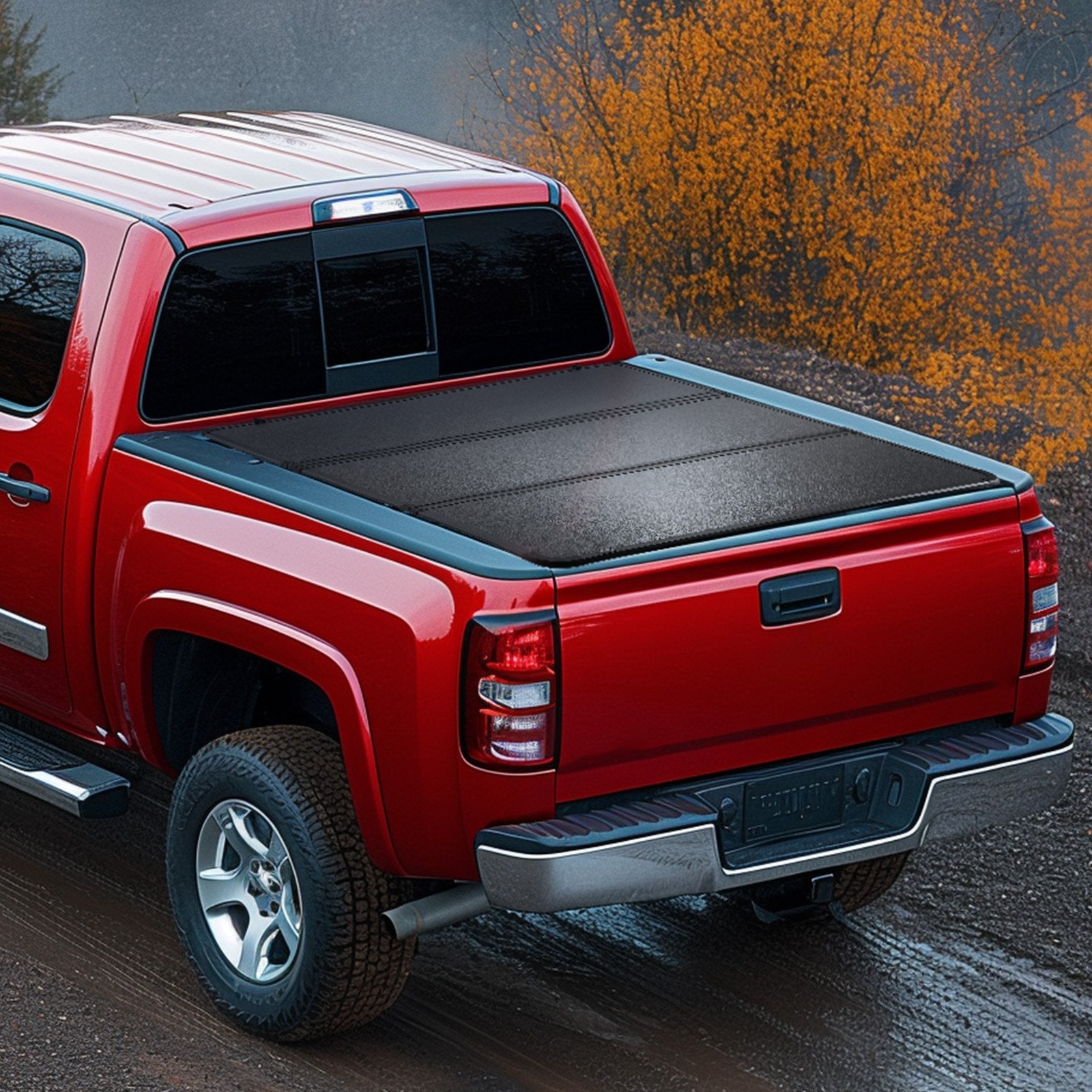 Tri-Fold Truck Bed Tonneau Cover, Compatible with 2019-2024 Chevy Silverado GMC Sierra 1500 (NOT FIT 19-24 V952-ZDSKCHBXGZDSAPMD9V9