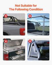 Tri-Fold Truck Bed Tonneau Cover, Compatible with 2015-2024 Ford F-150, 2004 mm Bed, Only Fit 2004 x 1656 mm V952-ZDSKCHBXGZDSW95I8V9