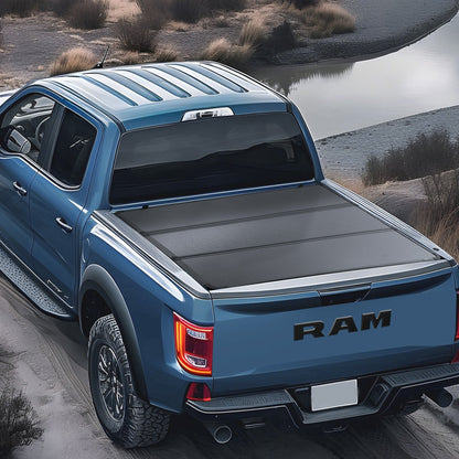 Tri-Fold Truck Bed Tonneau Cover, Compatible with 2015-2024 Ford F-150, 2004 mm Bed, Only Fit 2004 x 1656 mm V952-ZDSKCHBXGZDSW95I8V9