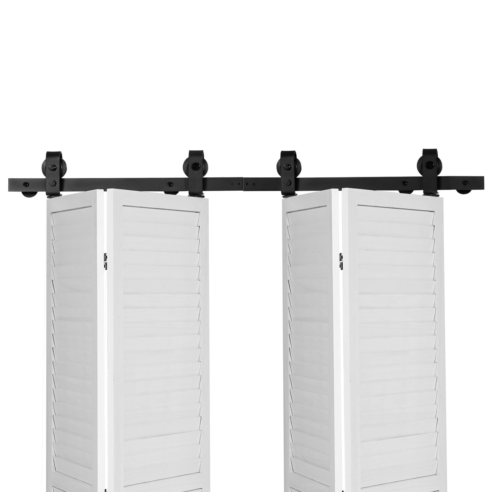 Bi-Folding Sliding Barn Door Hardware Track Kit, 52" Top Mount Track Kit, Slide Smoothly & Quietly, Heavy V952-ZDSMDGDGSM2D9NVH3001V0